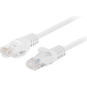 Lanberg Patchcord CAT.5E UTP 0.25M fluke passed 10-pack, White | PCU5-20CC-0025-W