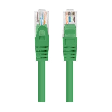 Lanberg Patchcord CAT.6 UTP 1.5M fluke passed 10-pack, Green | PCU6-20CC-0150-G