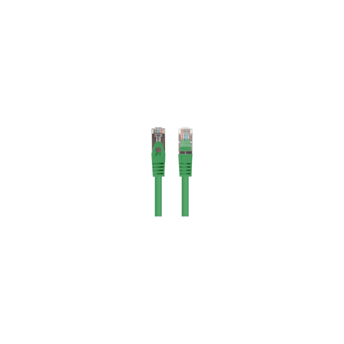 Lanberg Patchcord CAT.6 FTP 0.25M fluke passed 10-pack, Green | PCF6-20CC-0025-G