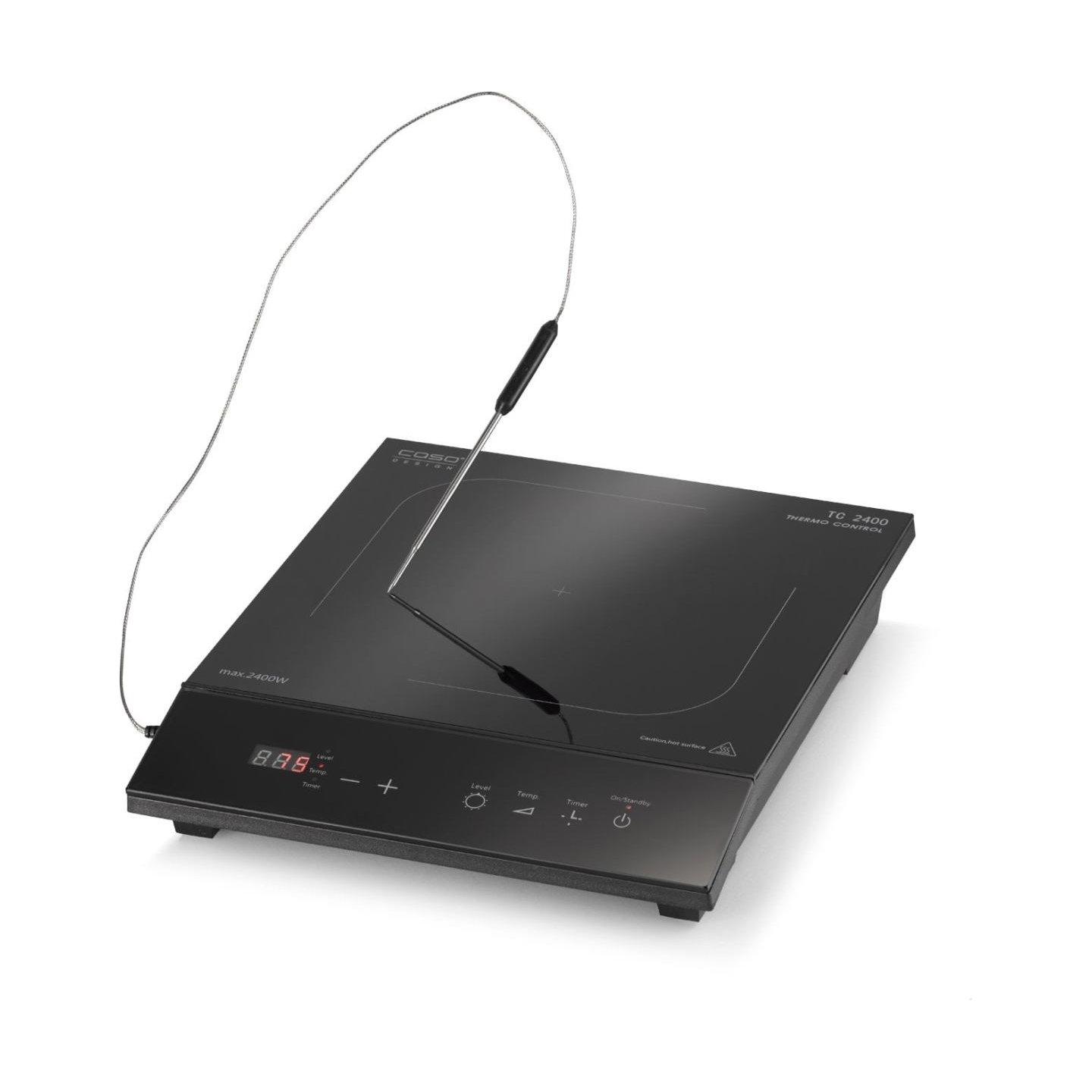 Caso | Table hob | TC 2400 ThermoControl | Number of burners/cooking zones 1 | Sensor touch | Black