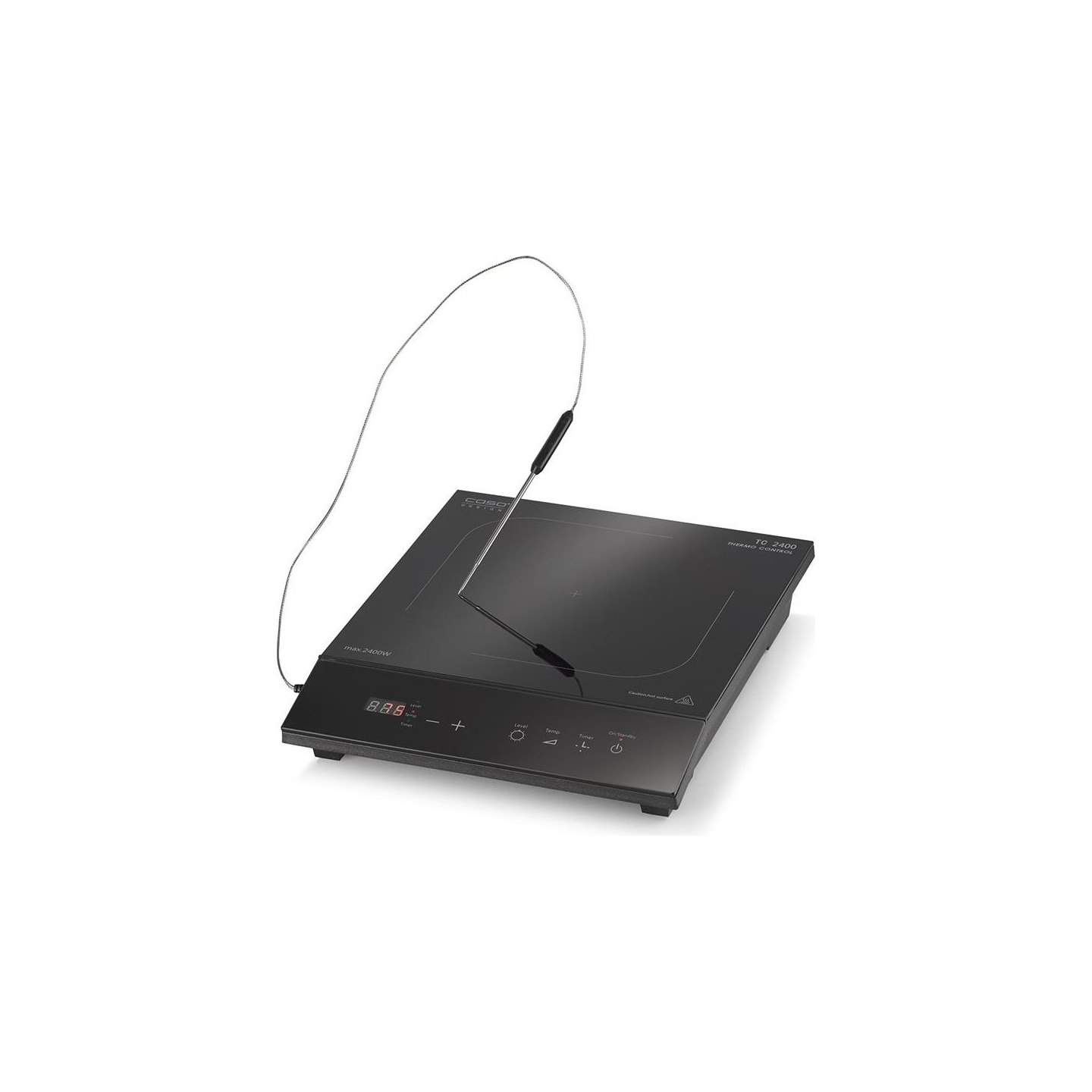 Caso | Table hob | TC 2400 ThermoControl | Number of burners/cooking zones 1 | Sensor touch | Black