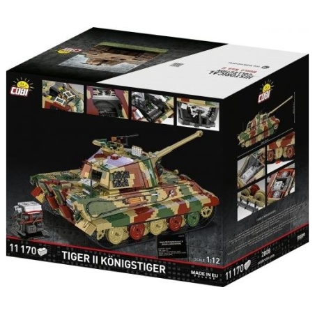 Cobi Klocki Bricks Tiger II Konigstiger 11170 pieces