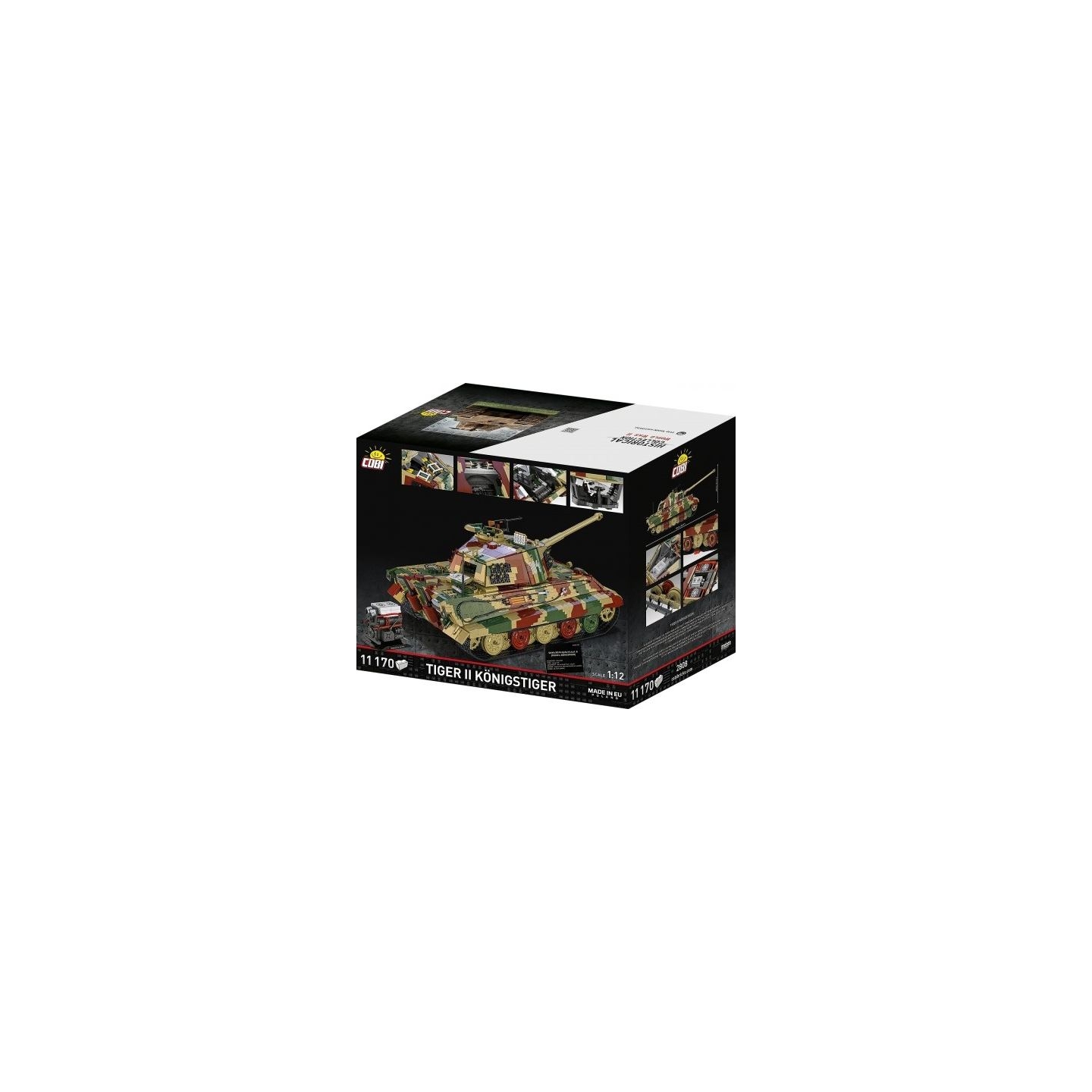 Cobi Klocki Bricks Tiger II Konigstiger 11170 pieces