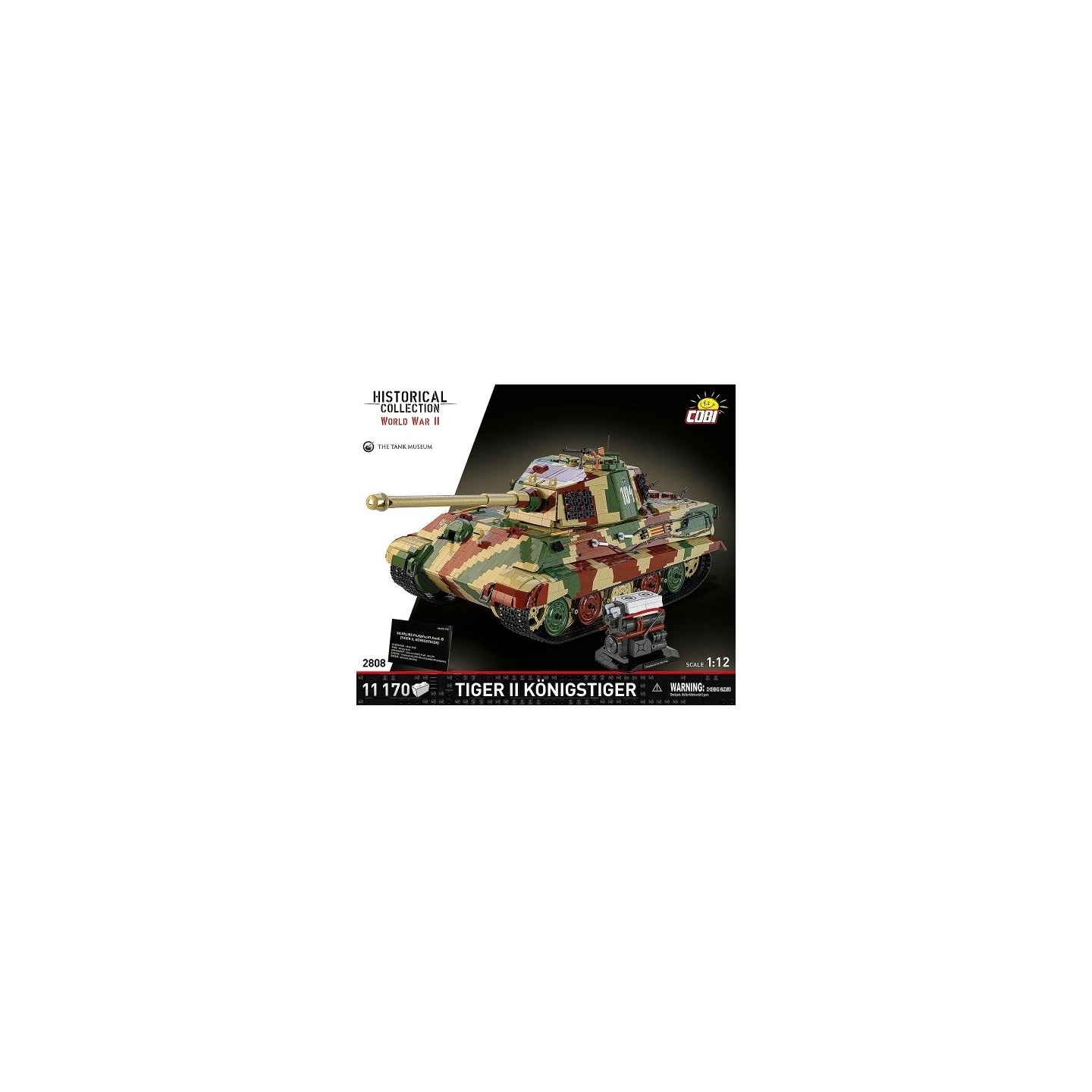 Cobi Klocki Bricks Tiger II Konigstiger 11170 pieces