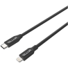 Tellur Data Cable Apple MFI Certified Type-C to Lightning 1m Black