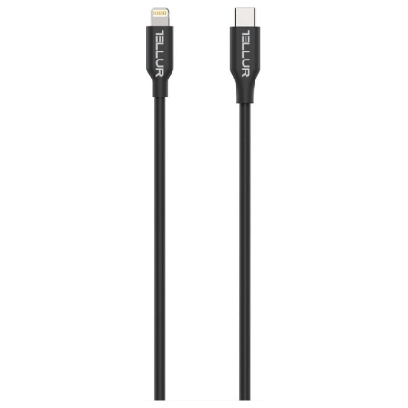 Tellur Data Cable Apple MFI Certified Type-C to Lightning 1m Black