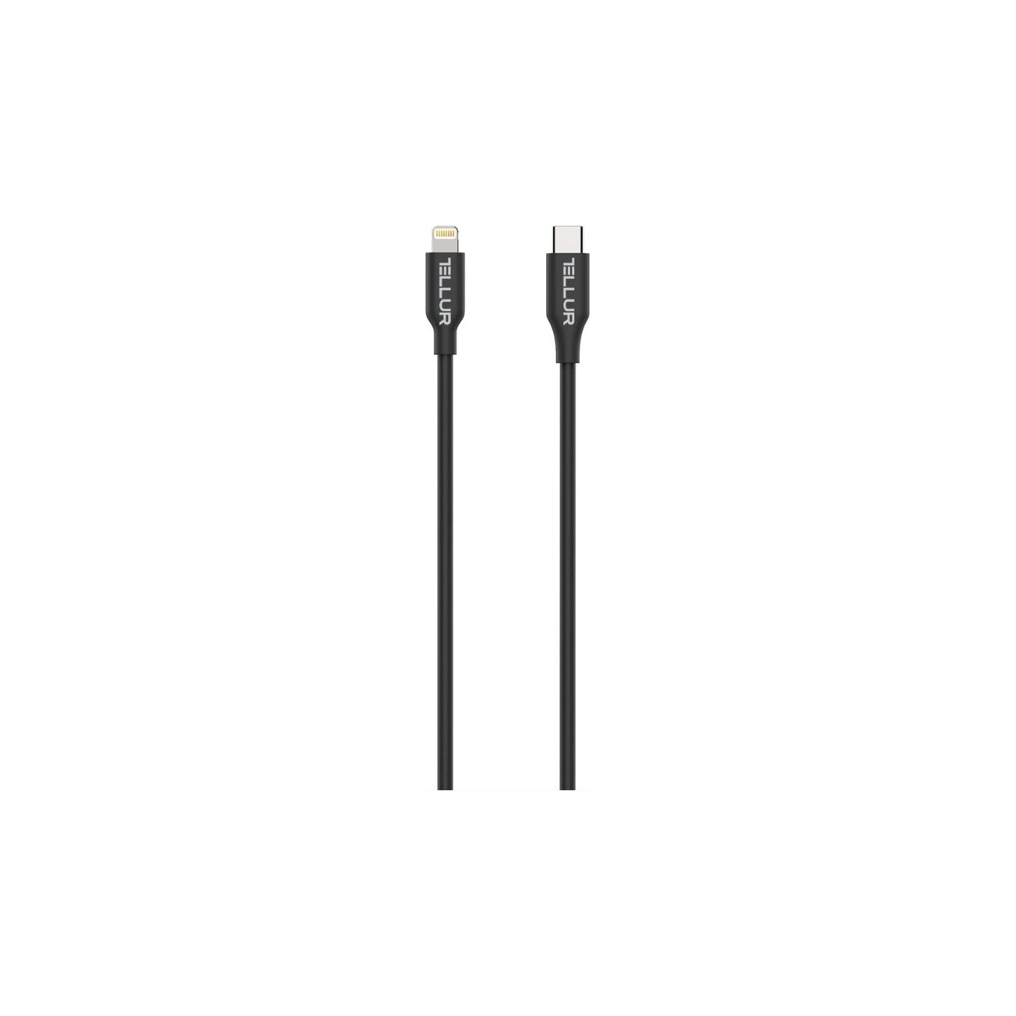 Tellur Data Cable Apple MFI Certified Type-C to Lightning 1m Black