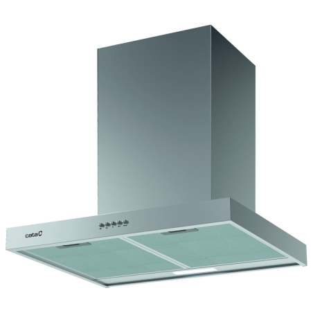 Cata Hood | S PLUS 6010 X | Wall mounted | Energy efficiency class C | Width 60 cm | 637 m³/h | Mechanical | LED | Inox