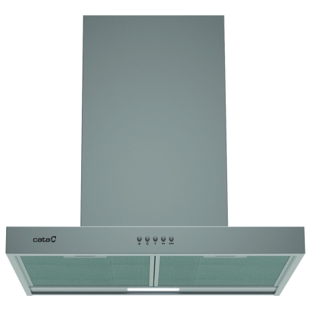Cata Hood | S PLUS 6010 X | Wall mounted | Energy efficiency class C | Width 60 cm | 637 m³/h | Mechanical | LED | Inox