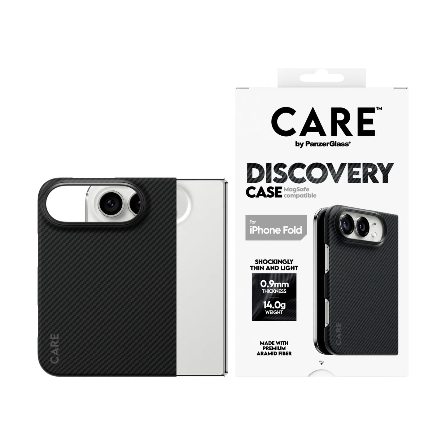 Panzerglass Discovery Case | Back cover | Apple | iPhone 2026 Fold | Recycled plastic | Black