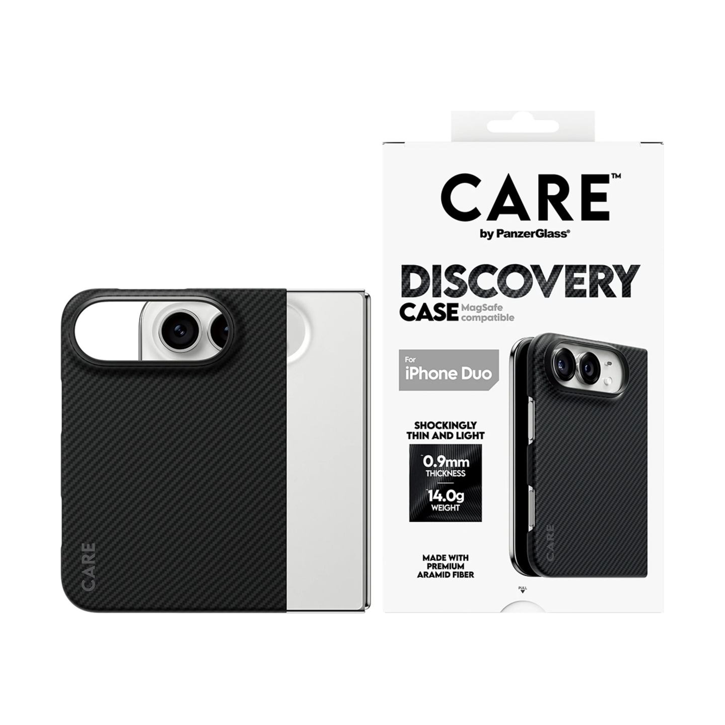 Panzerglass Discovery Case | Back cover | Apple | iPhone 2026 Fold | Recycled plastic | Black