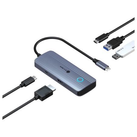 Raidsonic Spade Dock 4081 (Off-Screen Button) | IB-DK4081-SO