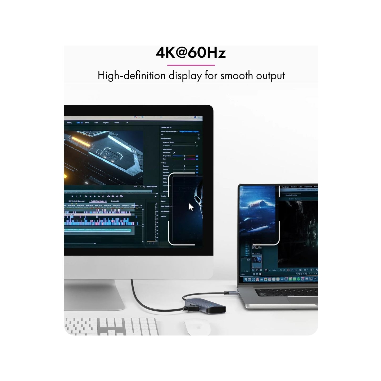 Raidsonic Spade Dock 4081 (Off-Screen Button) | IB-DK4081-SO