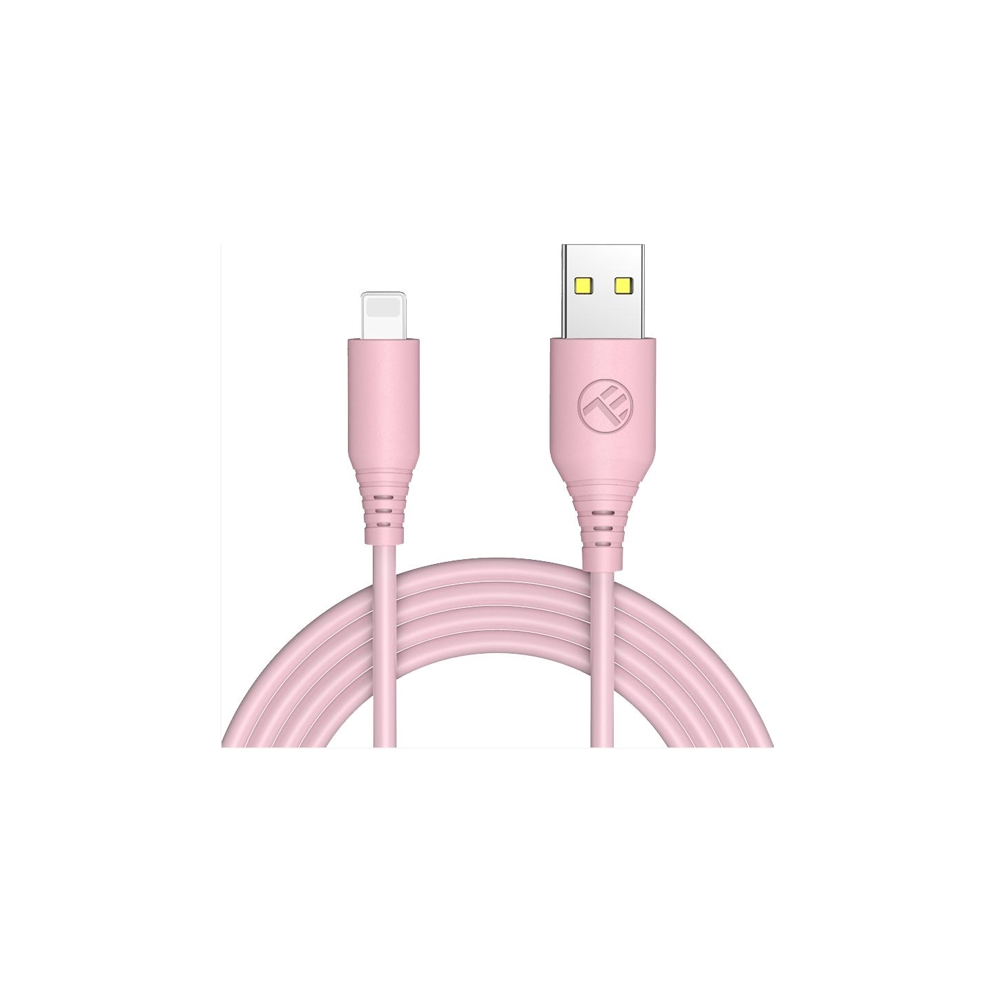 Tellur Silicone USB to Lightning Cable 3A 1m Pink