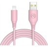Tellur Silicone USB to Lightning Cable 3A 1m Pink