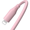 Tellur Silicone USB to Lightning Cable 3A 1m Pink