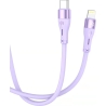 Tellur Silicone Type-C to Lightning Cable PD30W 1m Purple