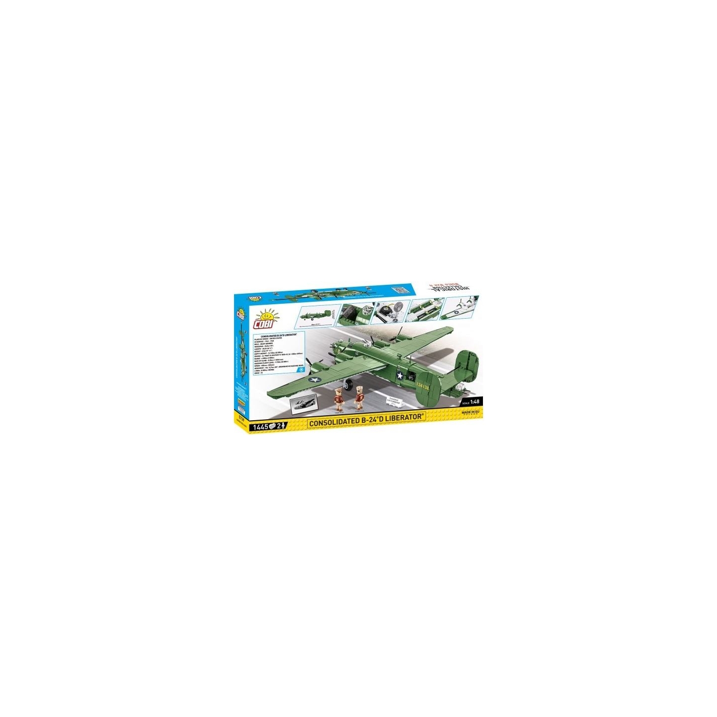 Cobi Klocki Blocks Consolidated B-24D Liberator 1445 blocks