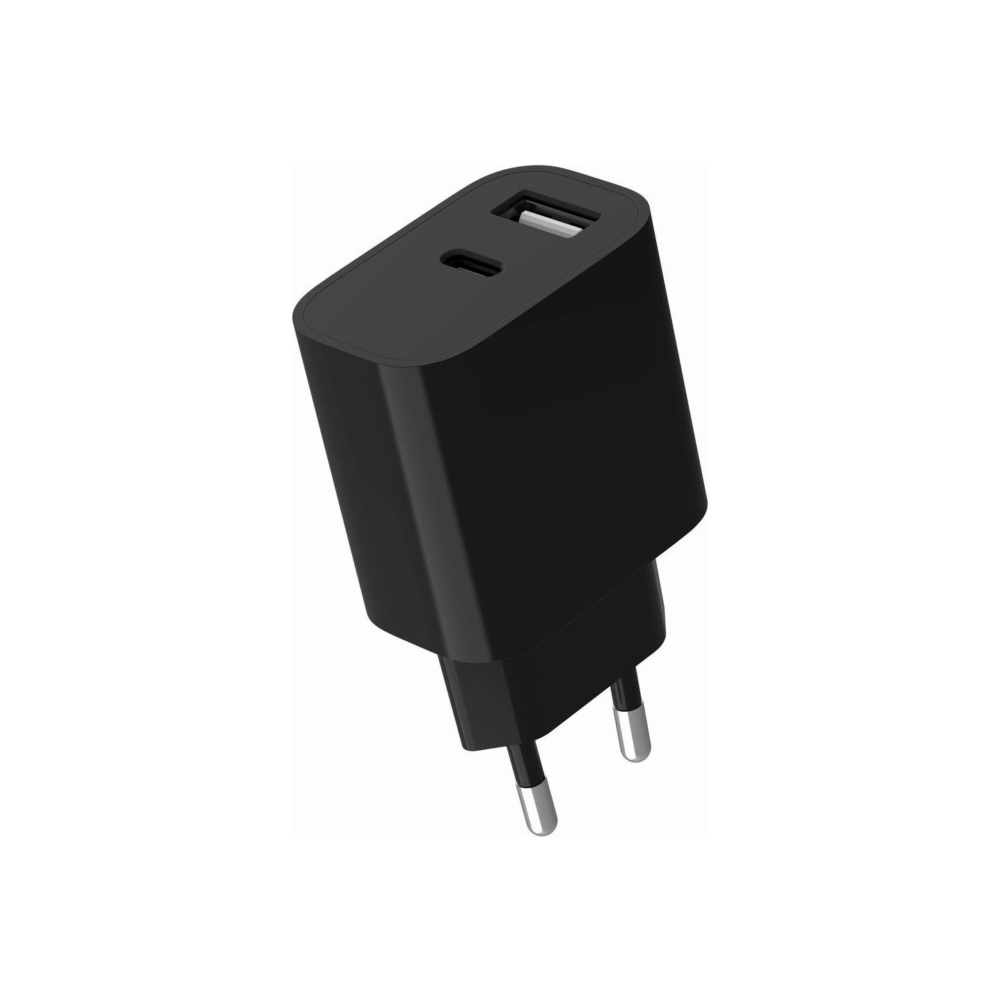 Gembird 2-port universal USB charger (A+C), 2.4 A | TA-UC-2AC12-01-BK