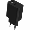 Gembird 2-port universal USB charger (A+C), 2.4 A | TA-UC-2AC12-01-BK