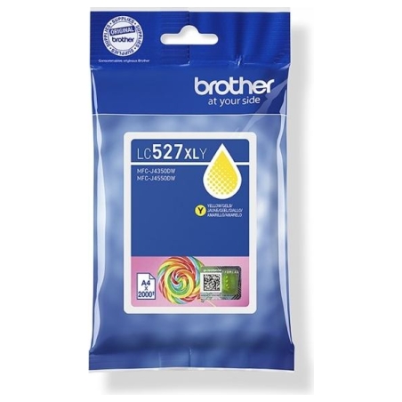 Brother LC527XLY YELLOW HIGH YIELD INK-CARTRIDGE 2000P