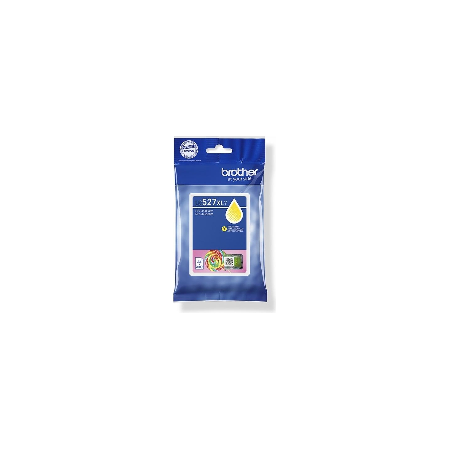 Brother LC527XLY YELLOW HIGH YIELD INK-CARTRIDGE 2000P