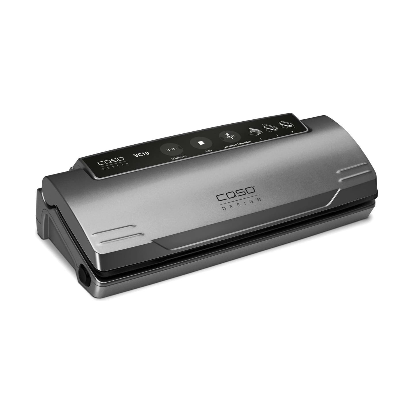 Caso | Vacuum sealer | VC 10 PlusEdition | Power 110 W | Temperature control | Black/Silver