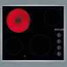 Bosch | Hob | PKE645CA2E | Vitroceramic | Number of burners/cooking zones 4 | Rotary knobs | Black