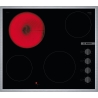 Bosch | Hob | PKE645CA2E | Vitroceramic | Number of burners/cooking zones 4 | Rotary knobs | Black