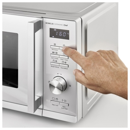Caso | Microwave Oven | Chef HCMG 25 | Free standing | 900 W | Convection | Grill | Stainless Steel
