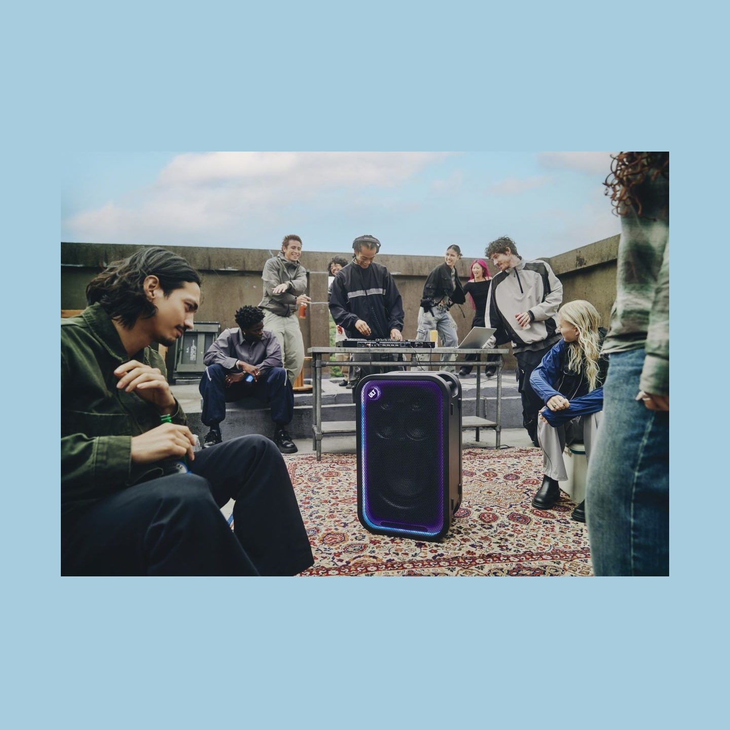 Sony Party Speaker | SRS-ULT700 ULT TOWER 7 | 420 W | Waterproof | Bluetooth | Wireless connection | Portable | Black