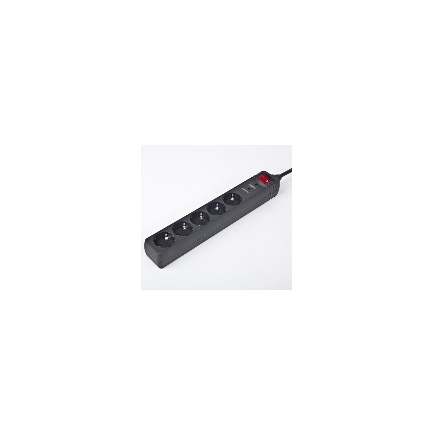 Energenie | Surge Protector SPG5-C-10/ 3 m/ 5 Sockets/ Black