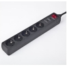 Energenie | Surge Protector SPG5-C-10/ 3 m/ 5 Sockets/ Black