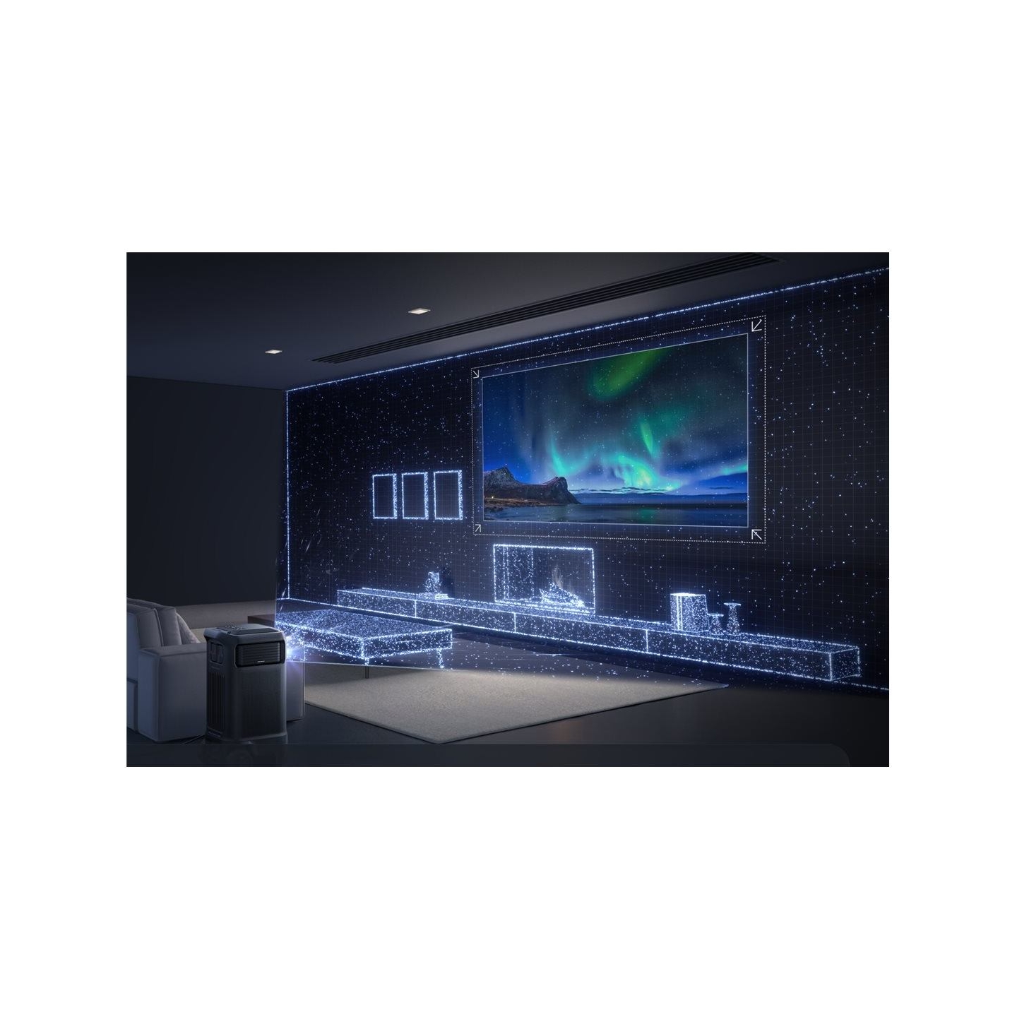 Anker Nebula Nebula X1 Pro | 4K UHD (3840 x 2160) | 3500 ANSI lumens | Black | Wi-Fi