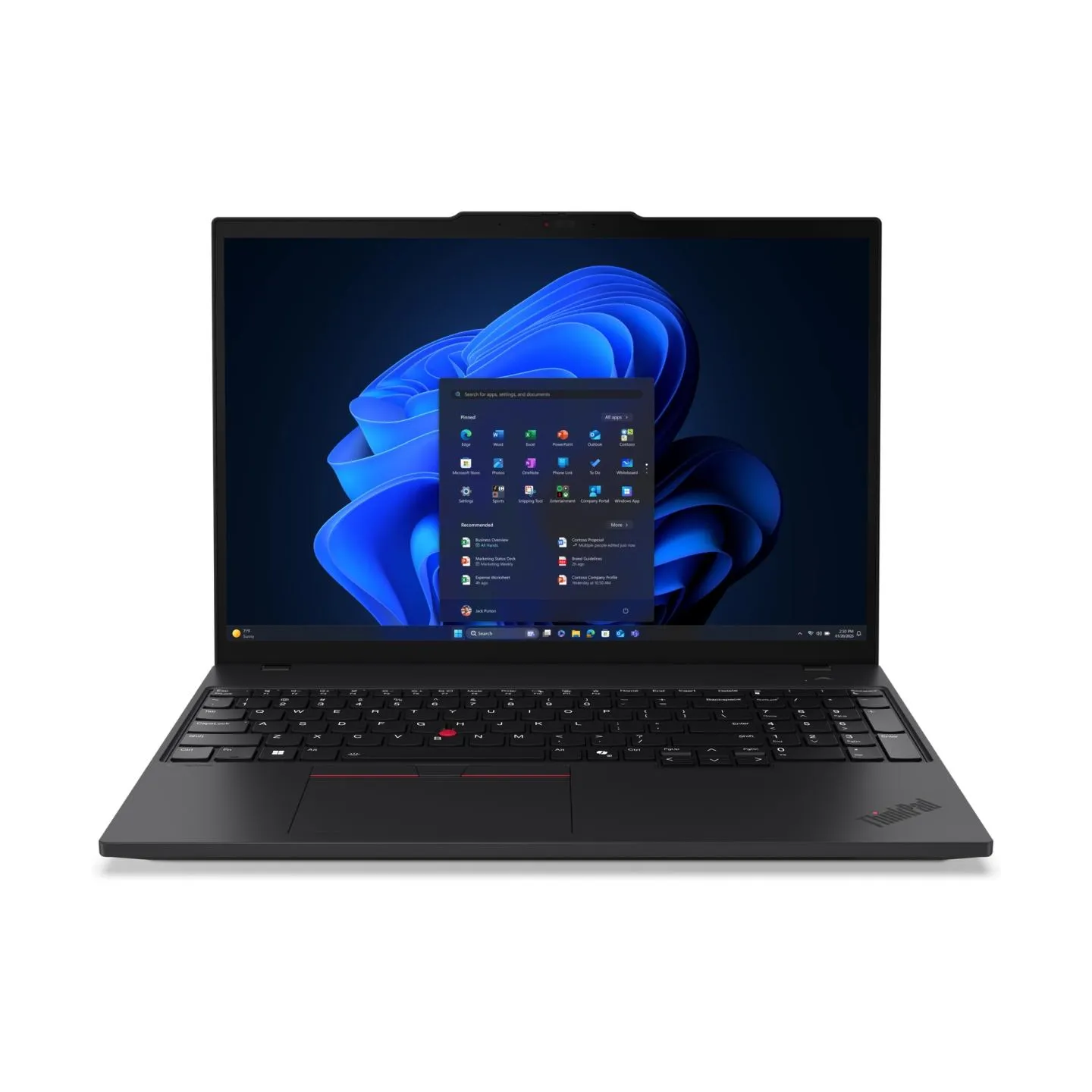 Lenovo ThinkPad T16 Gen 4 Core™ Ultra 7 255U 512GB SSD 16GB 16" WUXGA (1920x1200) IPS WIN11 Pro ECLIPSE BLACK Backlit keyboard F