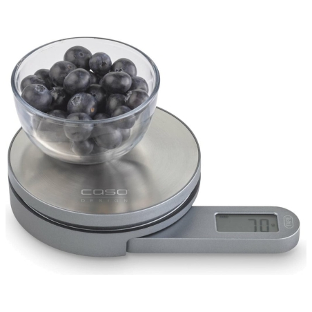Caso | Scales | Kitchen EcoMate | Maximum weight (capacity) 5 kg | Graduation 1 g | Display type LCD | Stainless steel