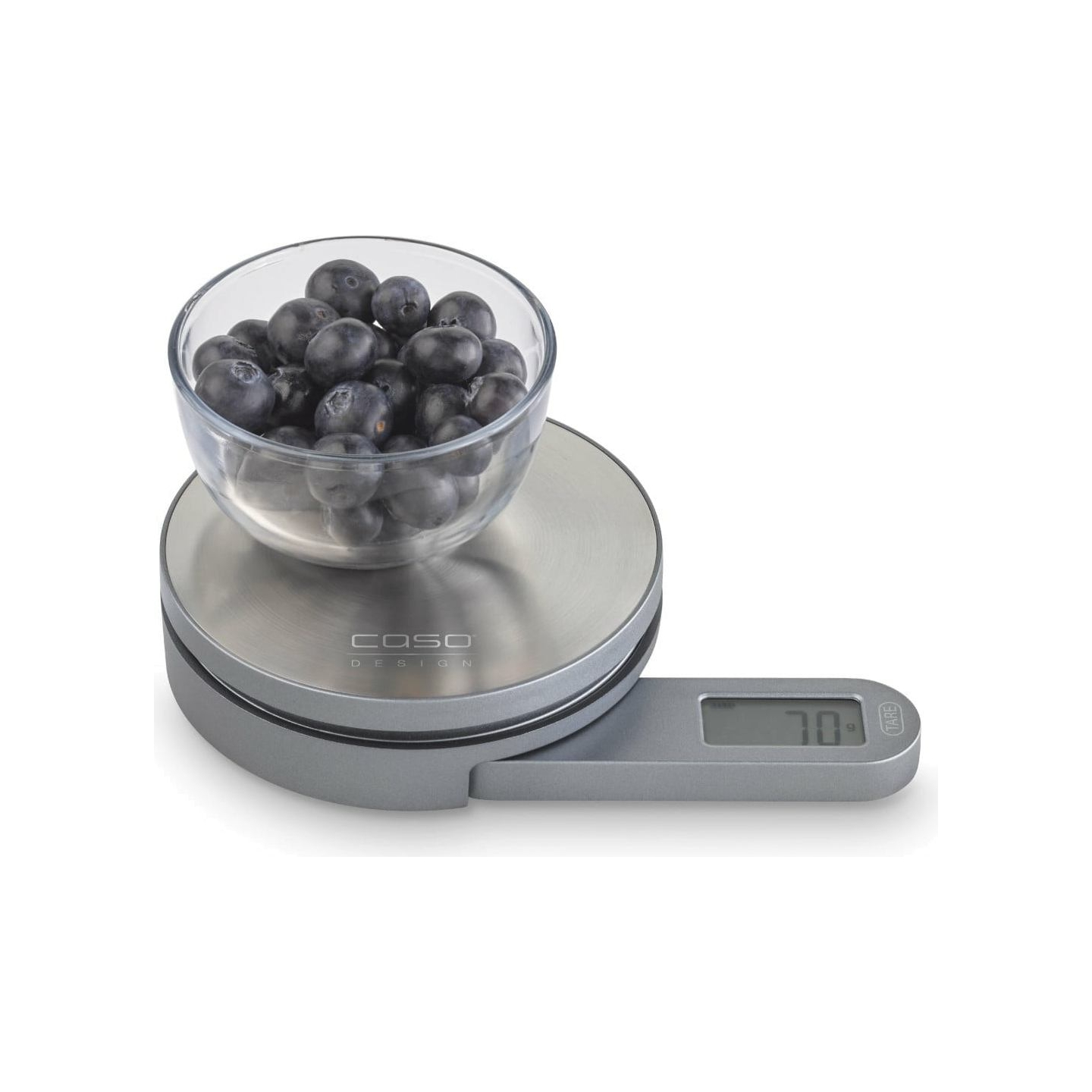 Caso | Scales | Kitchen EcoMate | Maximum weight (capacity) 5 kg | Graduation 1 g | Display type LCD | Stainless steel