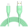 Tellur Silicone USB to Lightning Cable 3A 1m Green