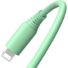 Tellur Silicone USB to Lightning Cable 3A 1m Green