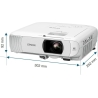 Epson | EH-TW840 | Full HD (1920x1080) | 4000 ANSI lumens | White