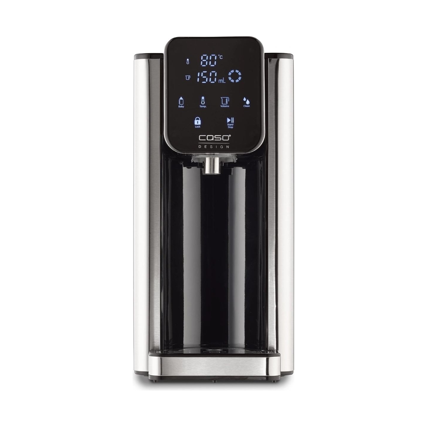 Caso HW 666 Inox | Turbo Hot Water Dispenser | Electric | 2200-2600 W | 2.7 L | Plastic/Stainless Steel | Stainless steel/Black
