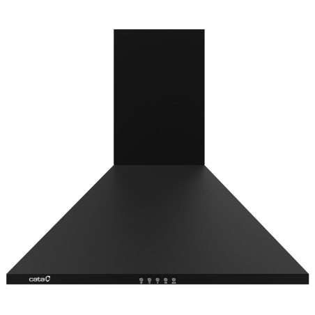 Cata | Hood | OMEGA 600 BK | Wall mounted | Energy efficiency class C | Width 60 cm | 645 m³/h | Mechanical | LED | Black