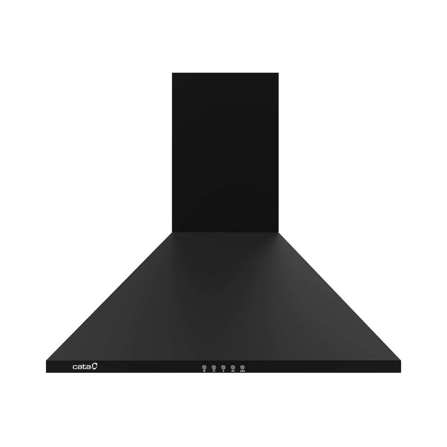 Cata | Hood | OMEGA 600 BK | Wall mounted | Energy efficiency class C | Width 60 cm | 645 m³/h | Mechanical | LED | Black