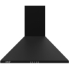 Cata | Hood | OMEGA 600 BK | Wall mounted | Energy efficiency class C | Width 60 cm | 645 m³/h | Mechanical | LED | Black