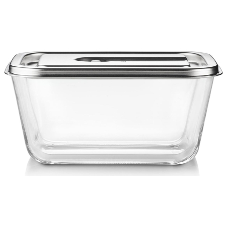 Caso Glass Vacuum Container with Plastic Lid | VacuBoxx Inox XL | Transparent