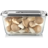 Caso Glass Vacuum Container with Plastic Lid | VacuBoxx Inox XL | Transparent