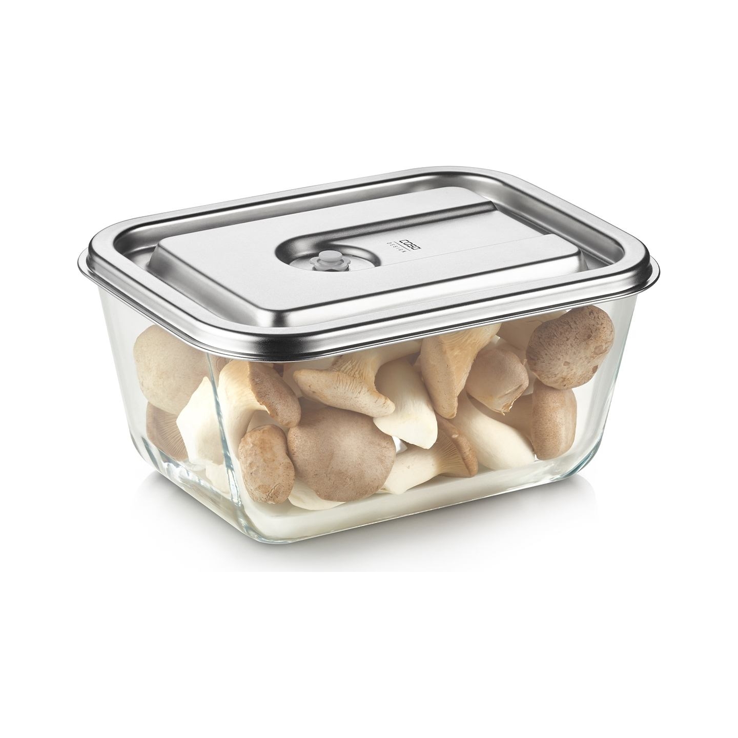 Caso Glass Vacuum Container with Plastic Lid | VacuBoxx Inox XL | Transparent