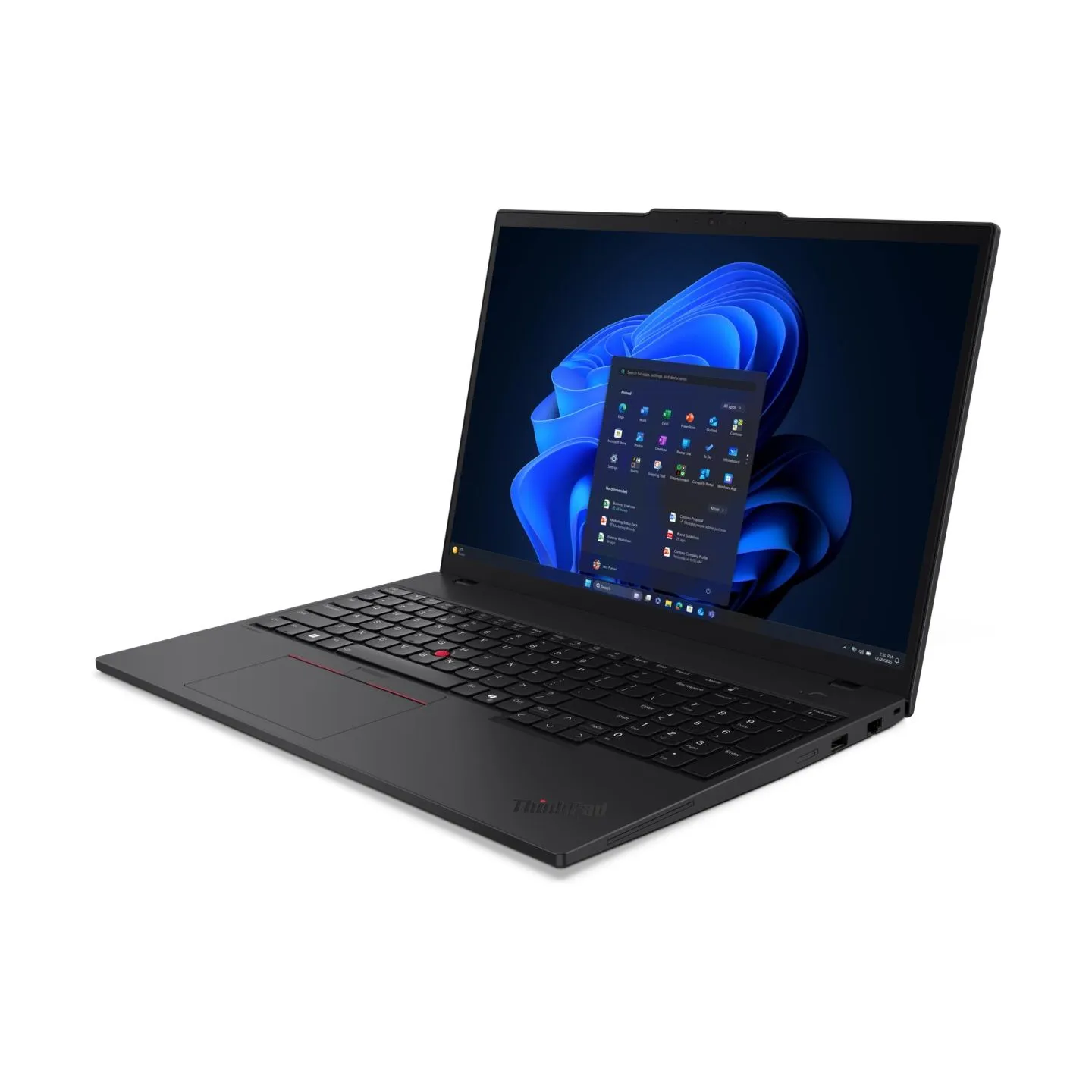 Lenovo ThinkPad T16 Gen 4 Core™ Ultra 7 255U 512GB SSD 16GB 16" WUXGA (1920x1200) IPS WIN11 Pro ECLIPSE BLACK Backlit keyboard F