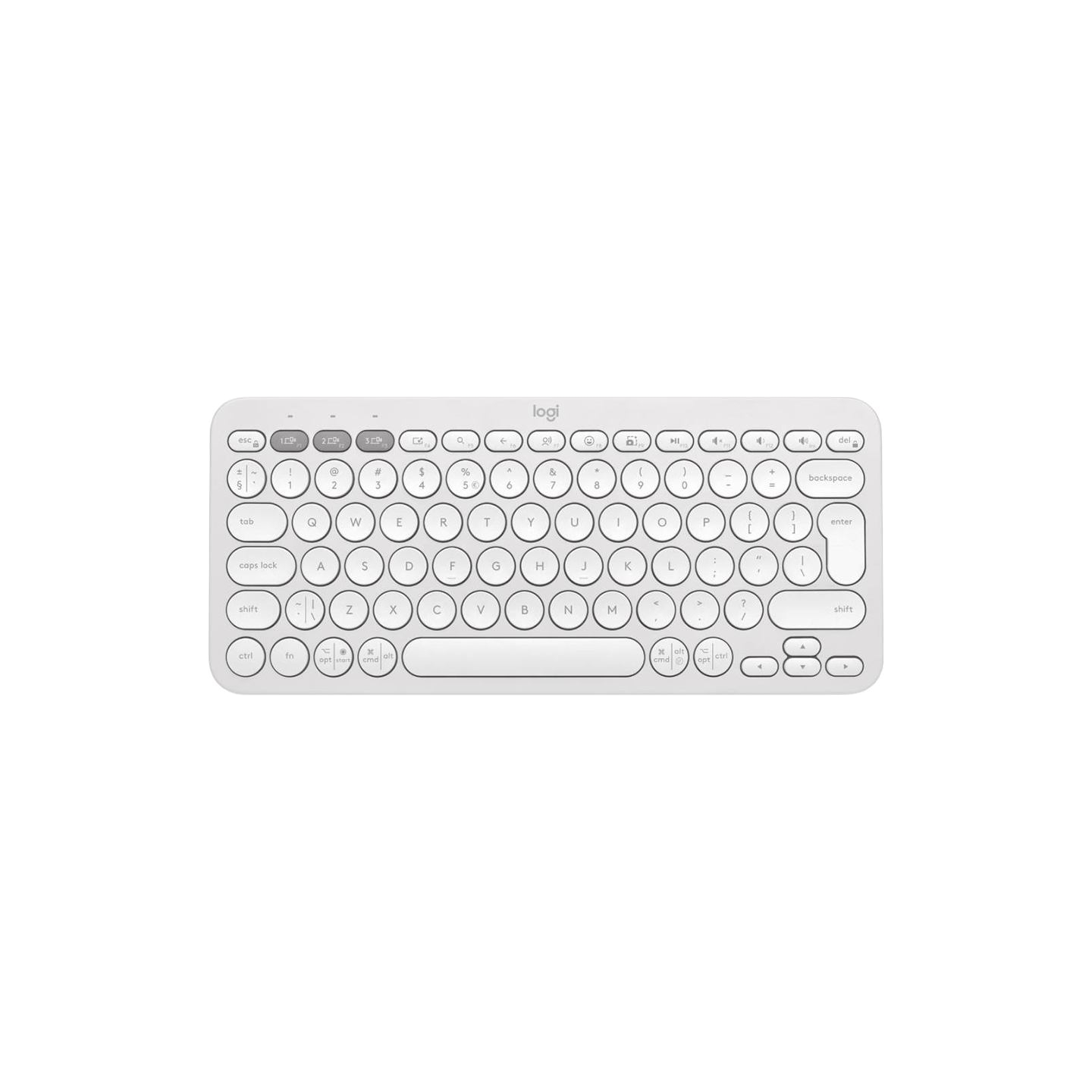 Logitech K380S Bluetooth Keyboard - TONAL WHITE - US INT'L