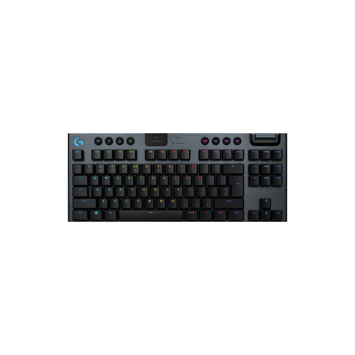 Logitech G915 X LIGHTSPEED Wireless Gaming Keyboard - BLACK - US INT'L - 2.4GHZ/BT  - EMEA28i-935 - CLICKY